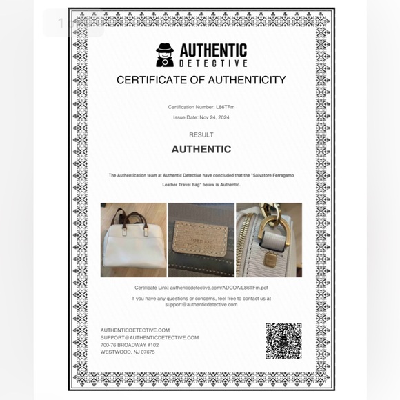 Salvatore Ferragamo Leather Travel Bag - Picture 13 of 13